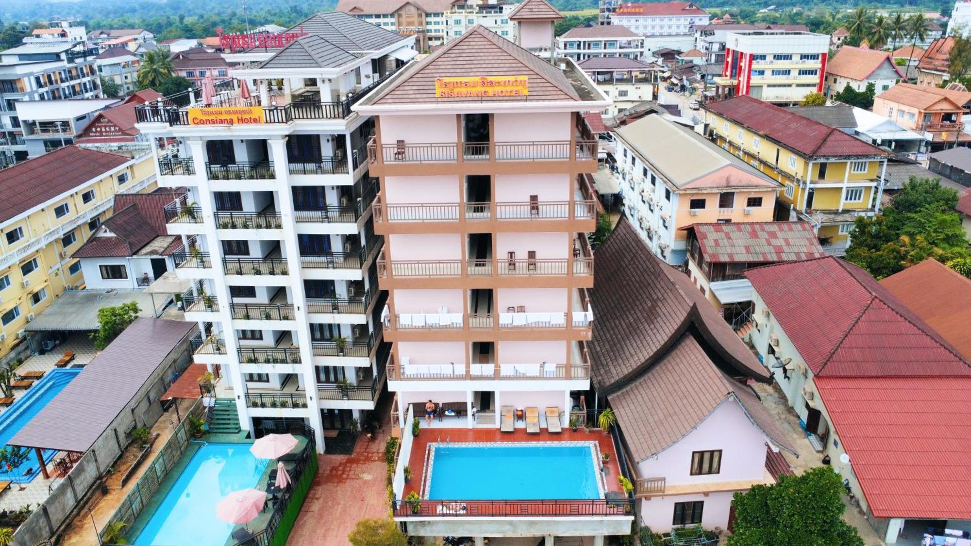 Vangvieng Sisavang Mountain View Hotel Vang Vieng Exterior photo